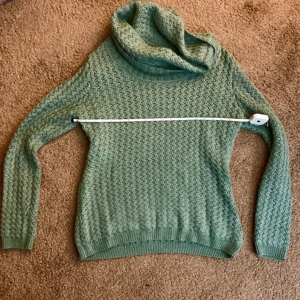 Banana Republic Sea-foam cowl neck sweater